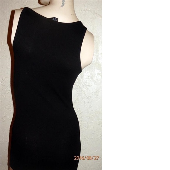 Bisou Bisou NWOT Black Sexy Tank Top - Picture 2 of 4